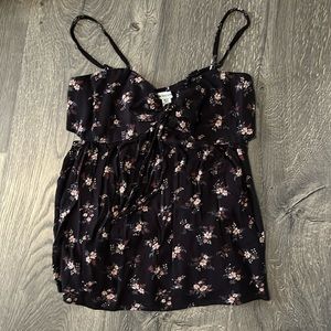 Floral American Eagle top